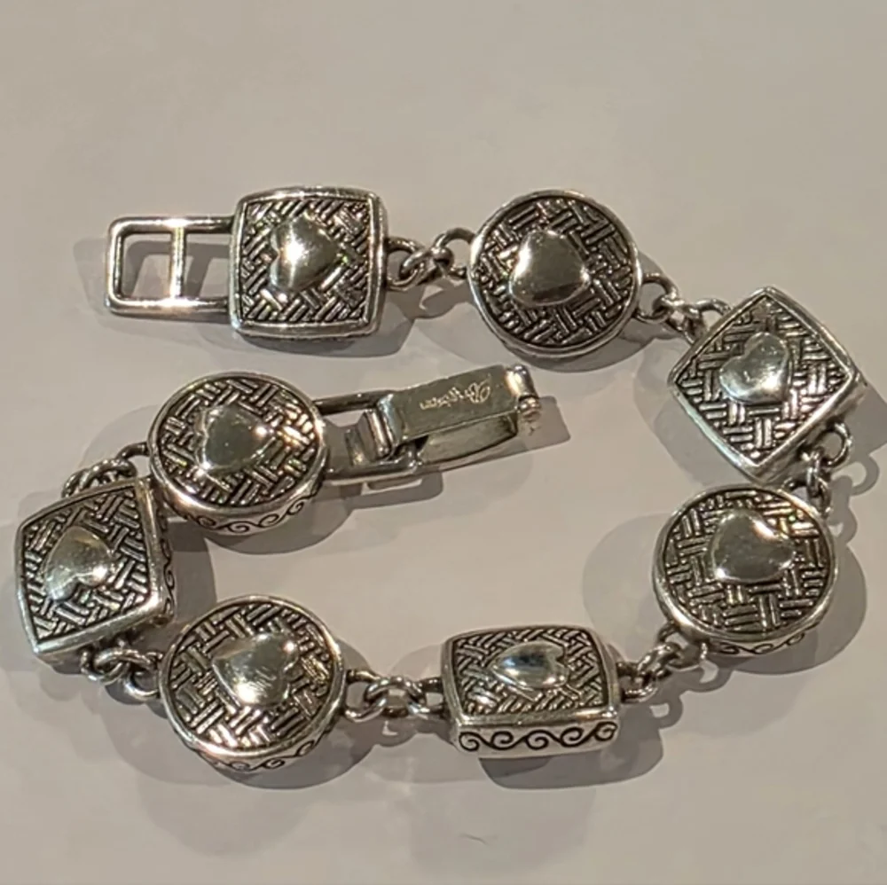 Brighton Heiress Silver and‎ Gold Plated Swarovski Crystal Bracelet